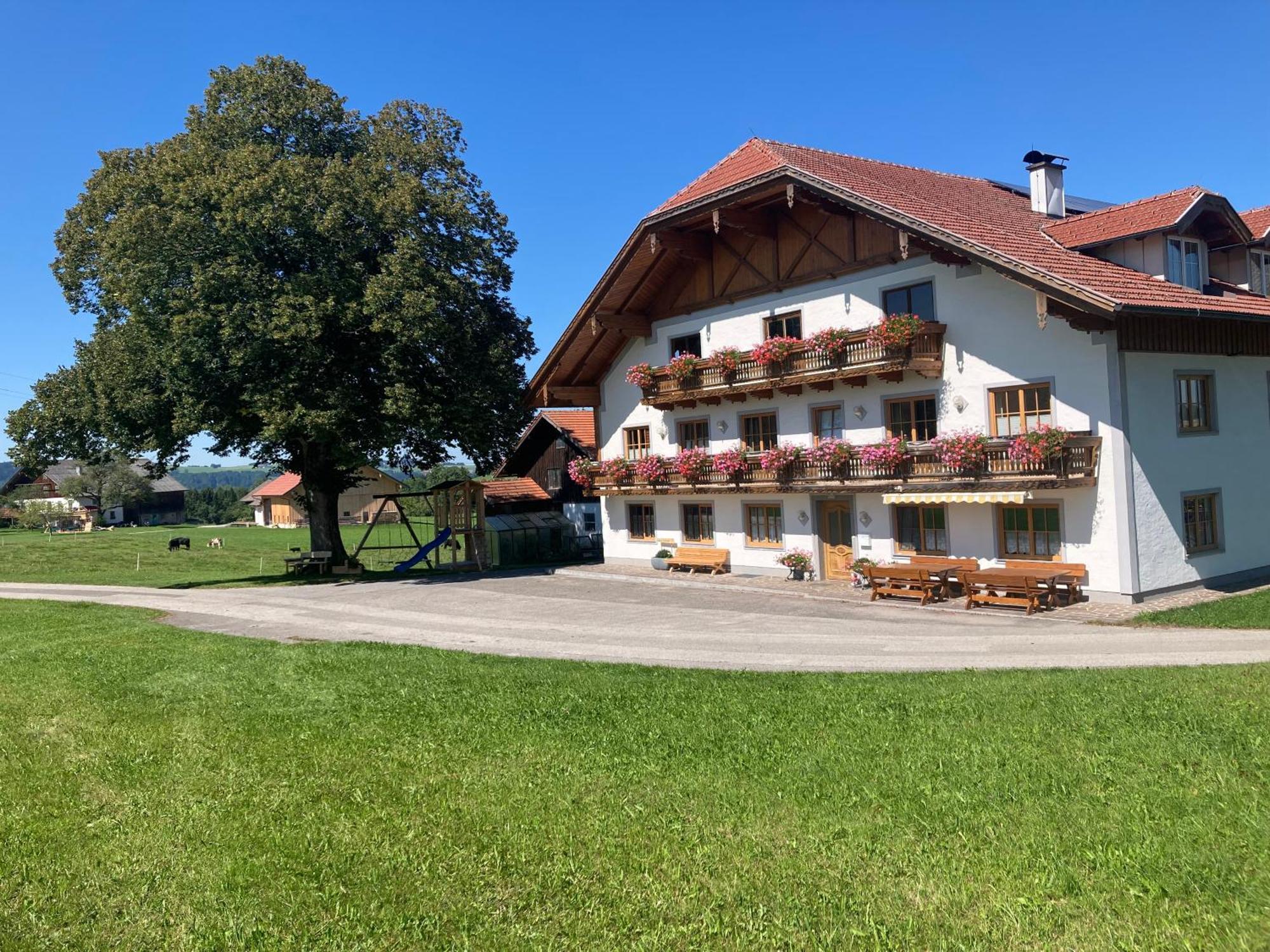 Ferienwohnung Biohof-Feichtinger Zell am Moos Exterior foto